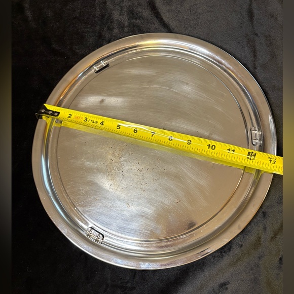 VTG MCM Stainless 13” Cake Carrier - Picture 8 of 9